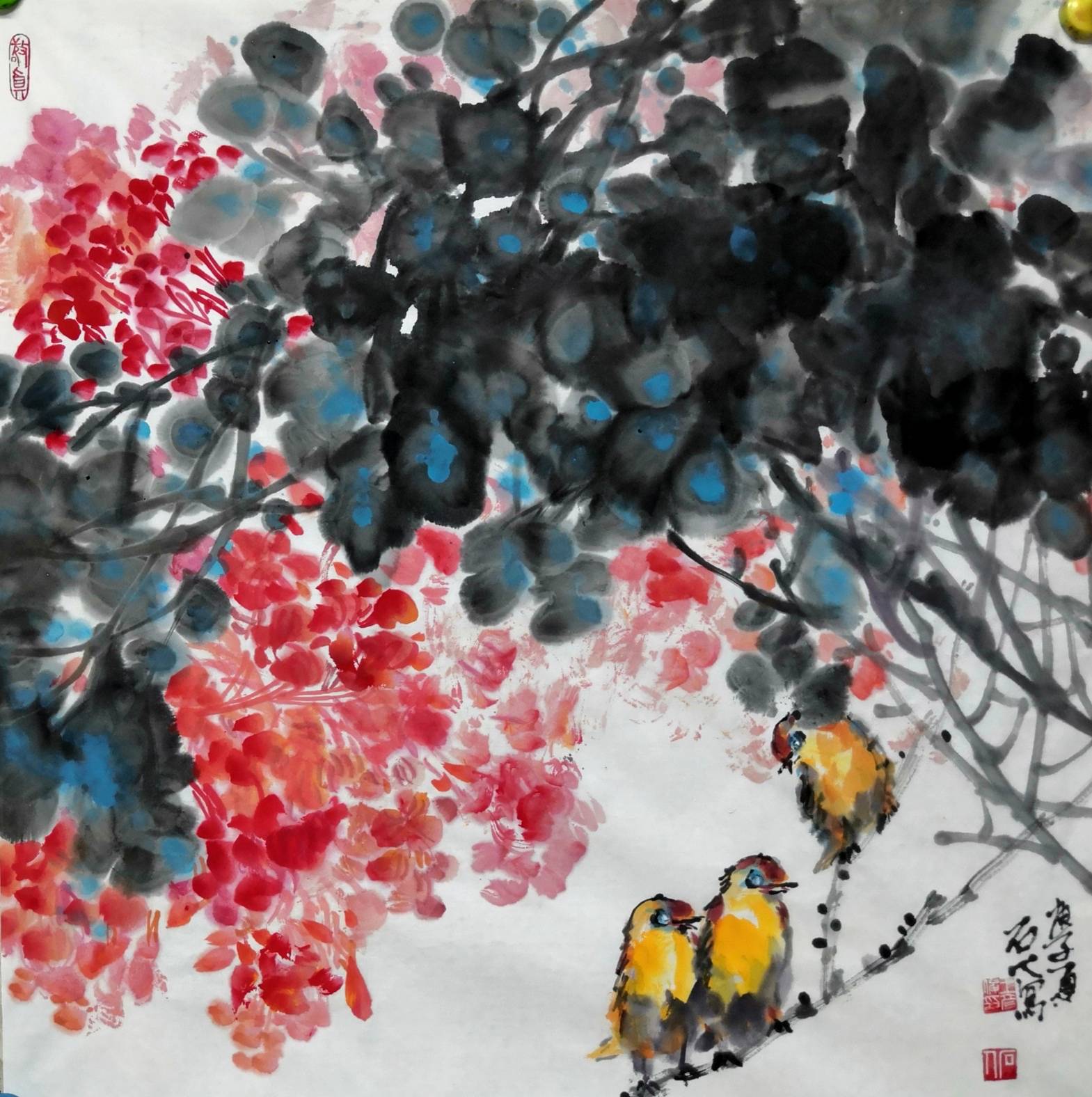 画家石人2021年6月新作欣赏