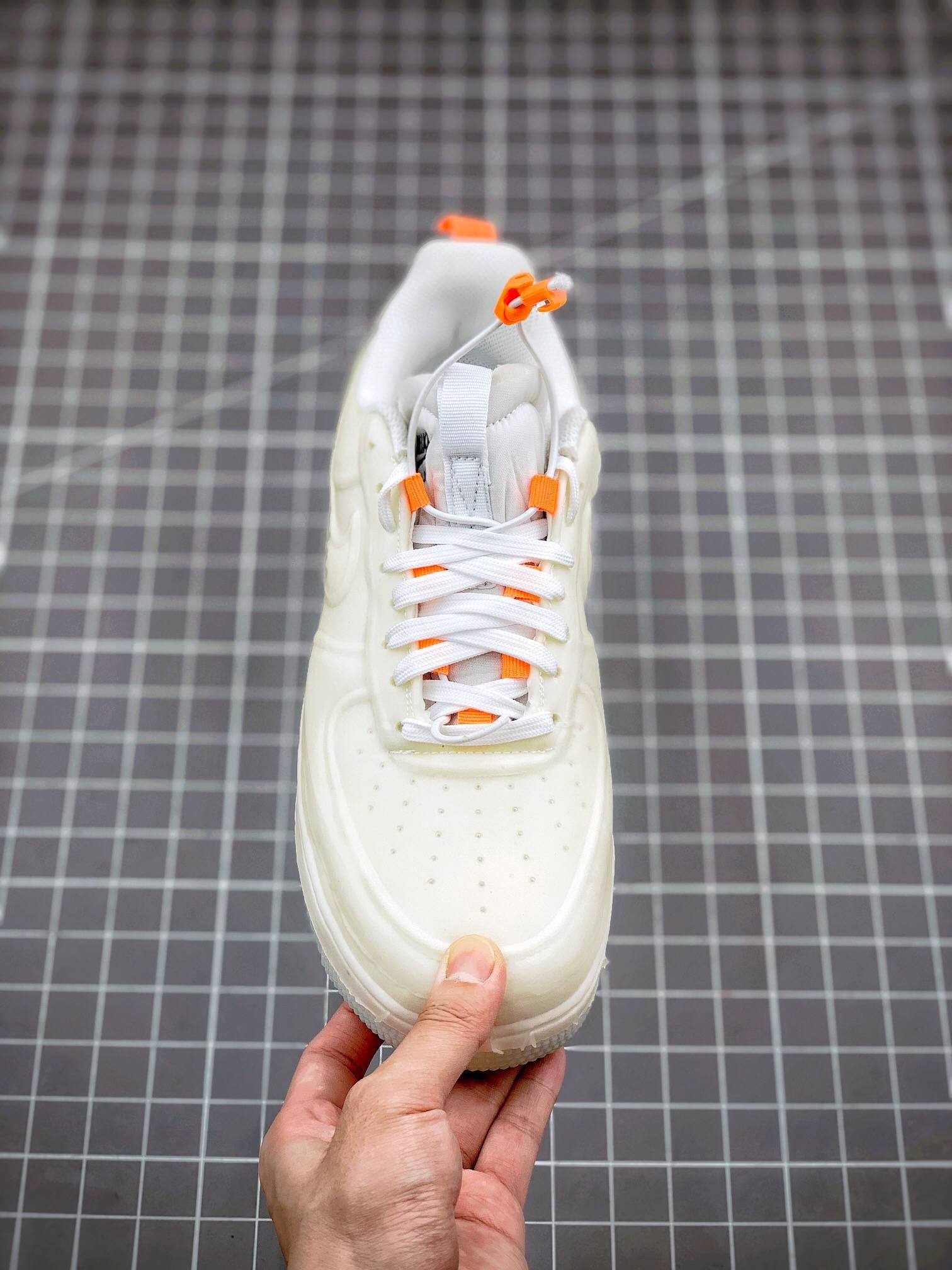 354 sail 米白橙泡泡糖运动鞋评测