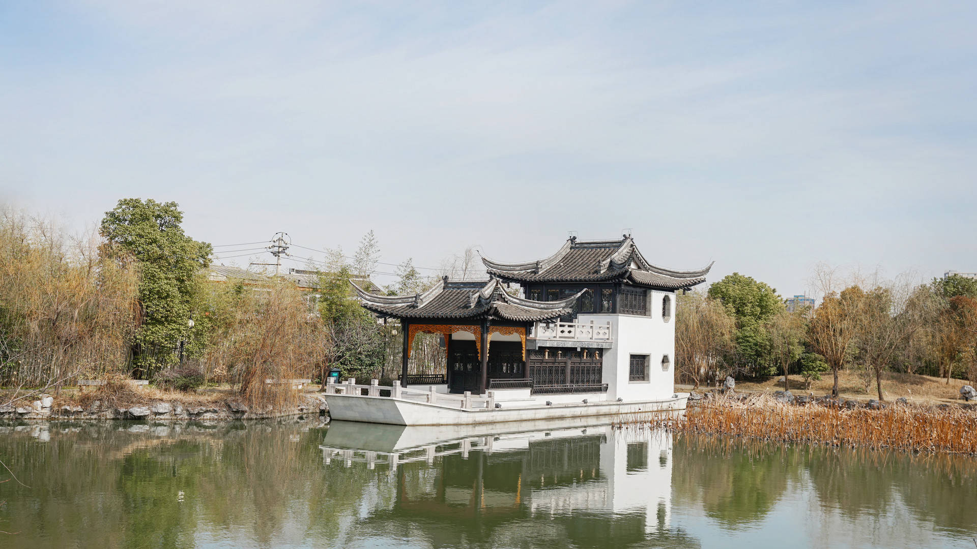 入住格盟淮安金湖县尧帝古城酒店,尽兴游玩湖色水乡
