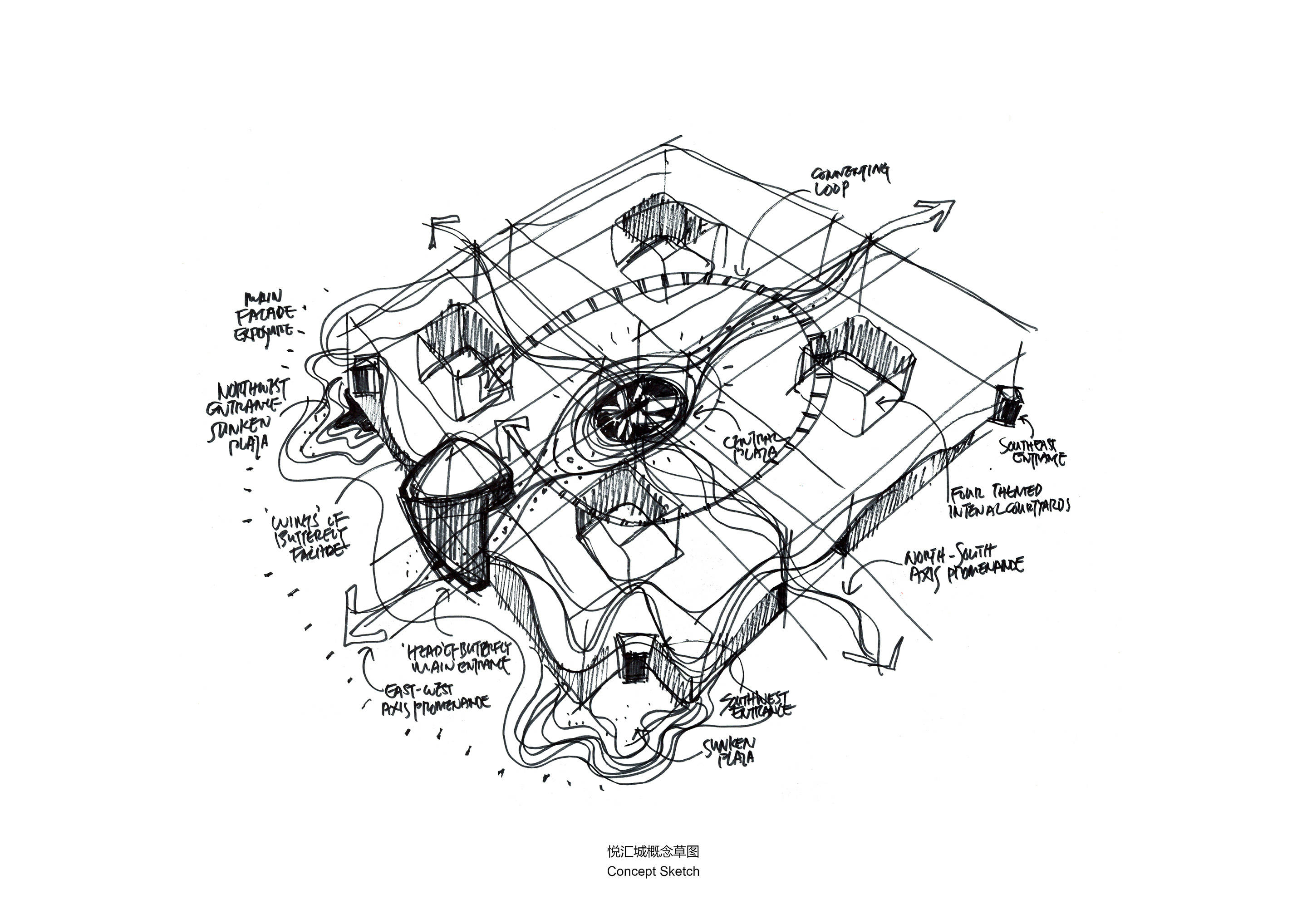 商业设计案例一广州悦汇城改造设计全过程