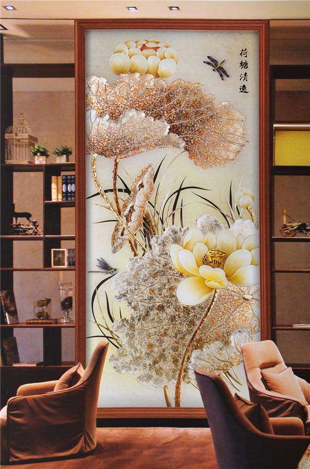 艺术玻璃,激光内雕玻璃家居及建筑设计装饰效果