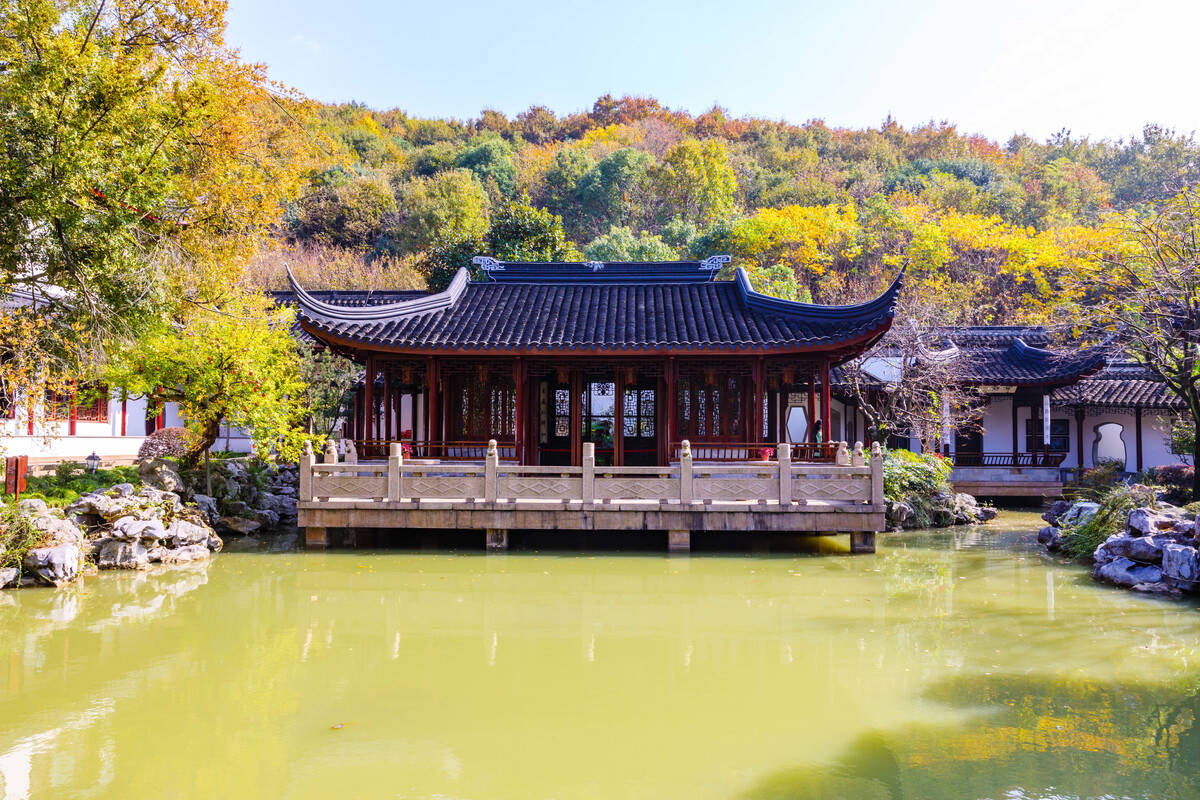 雕刻的百美图,苏式园林建筑有这个规制讲究啊,亭台楼阁轩榭舫廊桥,一