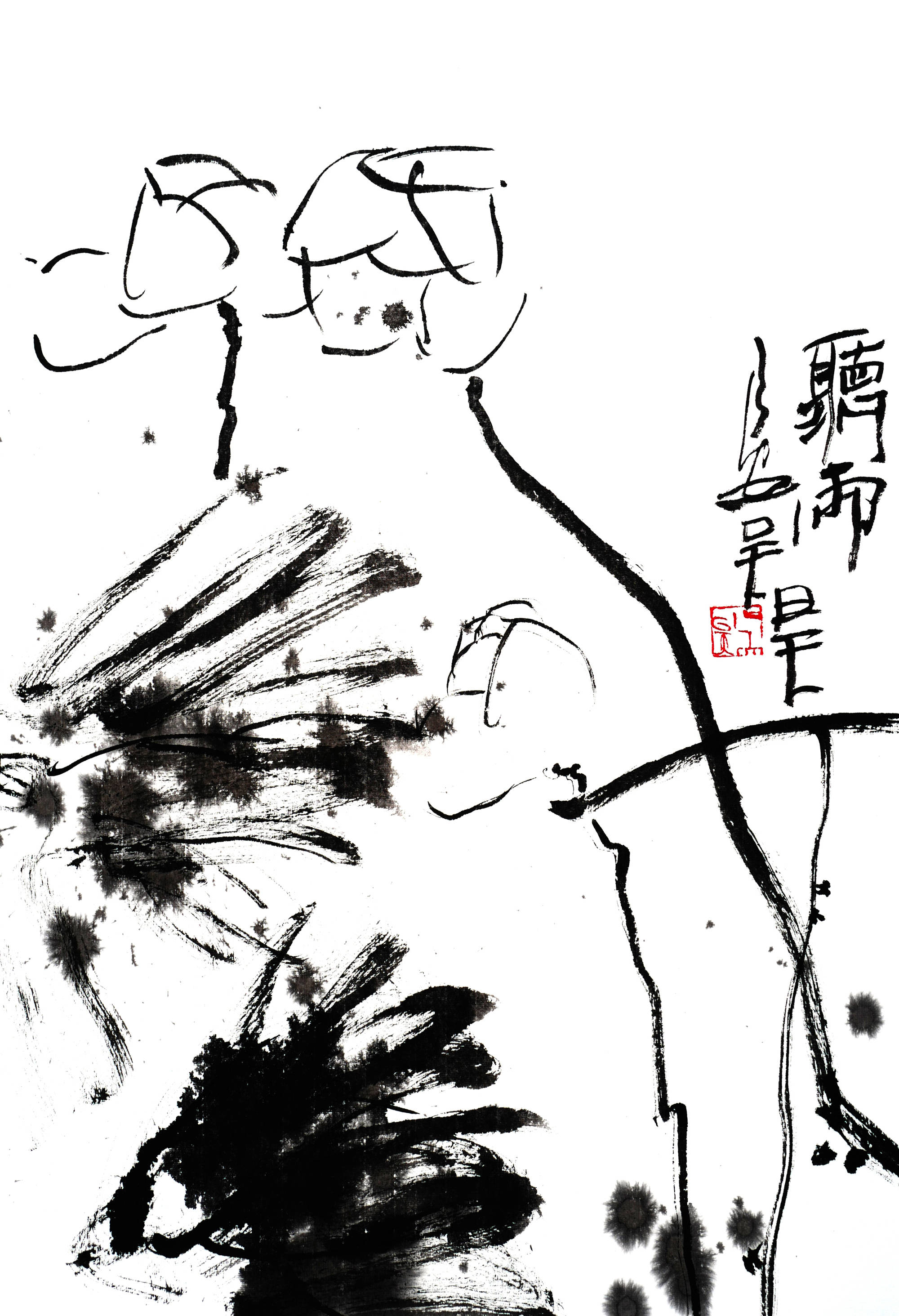 吴昊国画作品图片