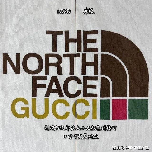 Gucci|Gucci & TNF聯名款短袖T恤
