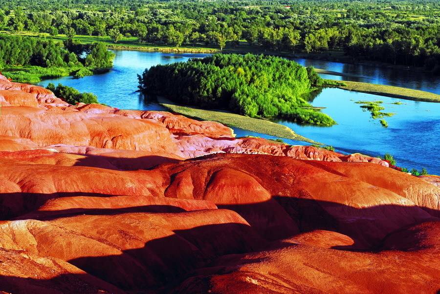 五彩滩|新疆五彩滩