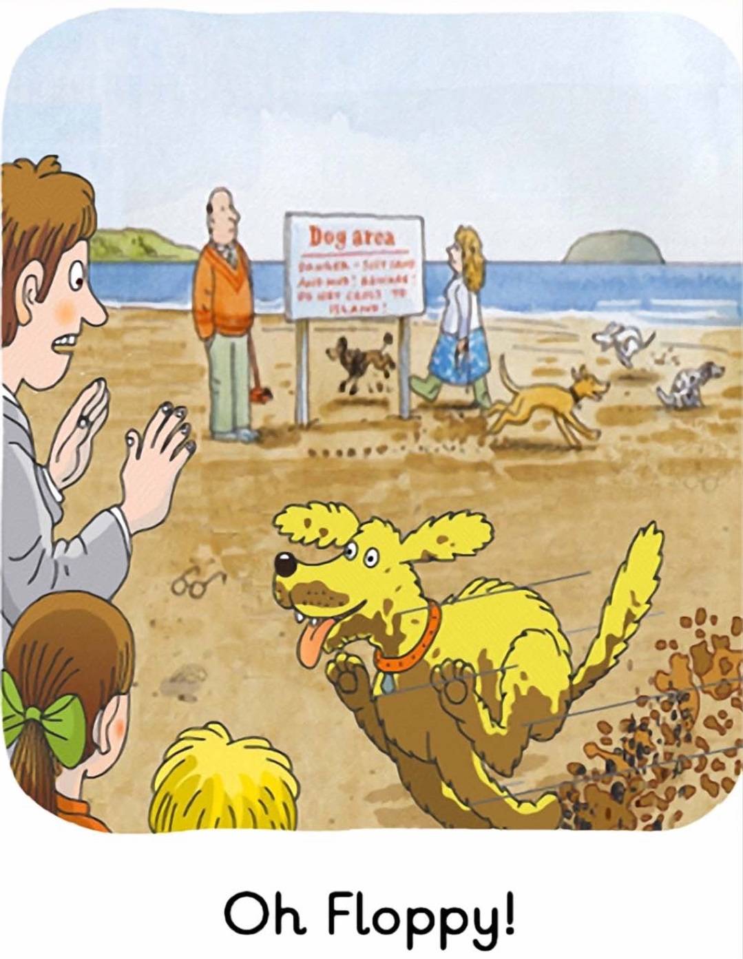 牛津树绘本阅读牛津树译文翻译117funatthebeach沙滩玩耍