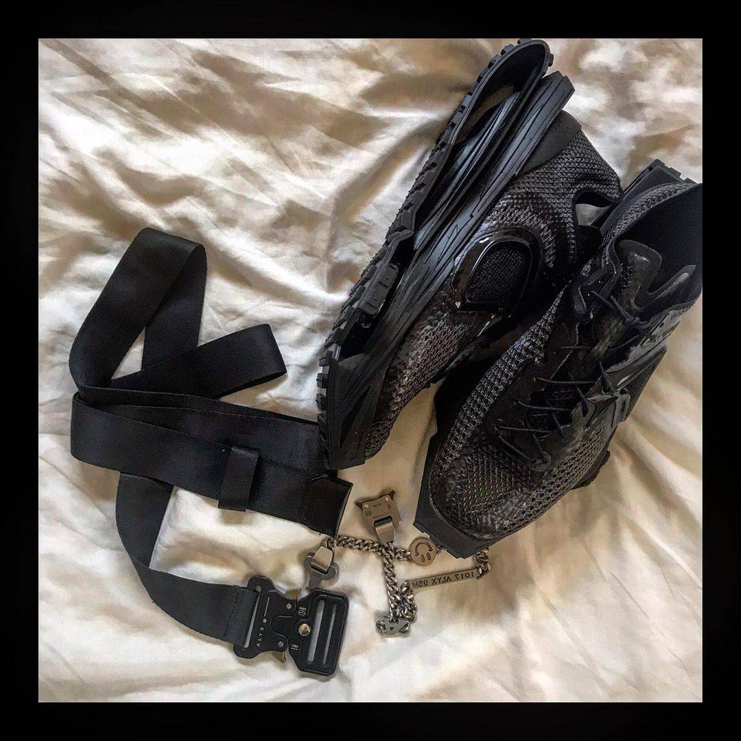 科技|Matthew M. Williams/MMW x Nike Zoom 004 坦克厚底跑步鞋黑武士 DC7442-001