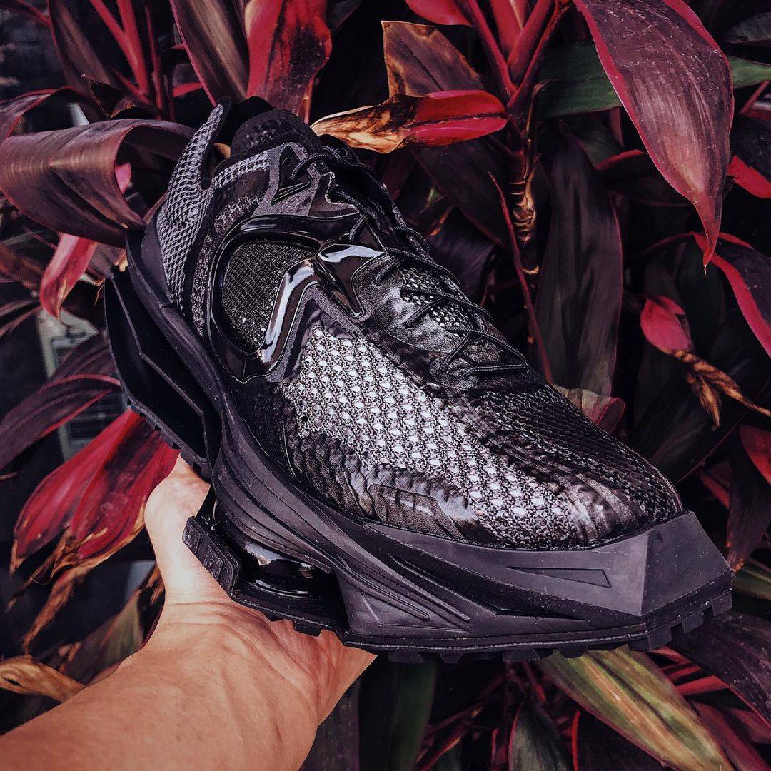 科技|Matthew M. Williams/MMW x Nike Zoom 004 坦克厚底跑步鞋黑武士 DC7442-001