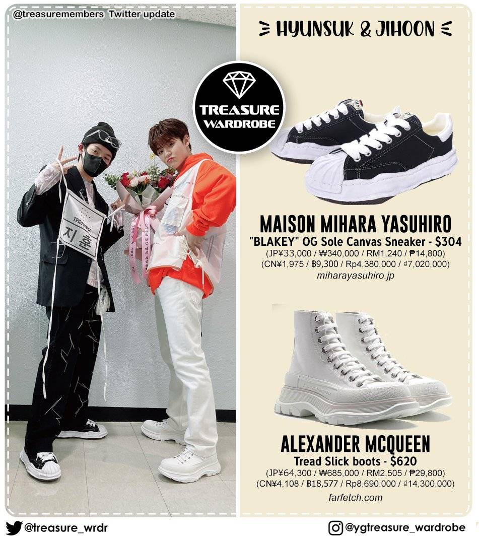 ss|MMY/Maison Mihara Yasuhiro Original STC Sole Leather贝壳头雪糕底帆布板鞋