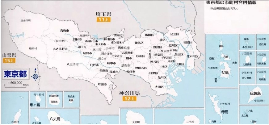 东京都多摩区 占据33 人口和55 地盘 为什么混得连神奈川都不如 江户