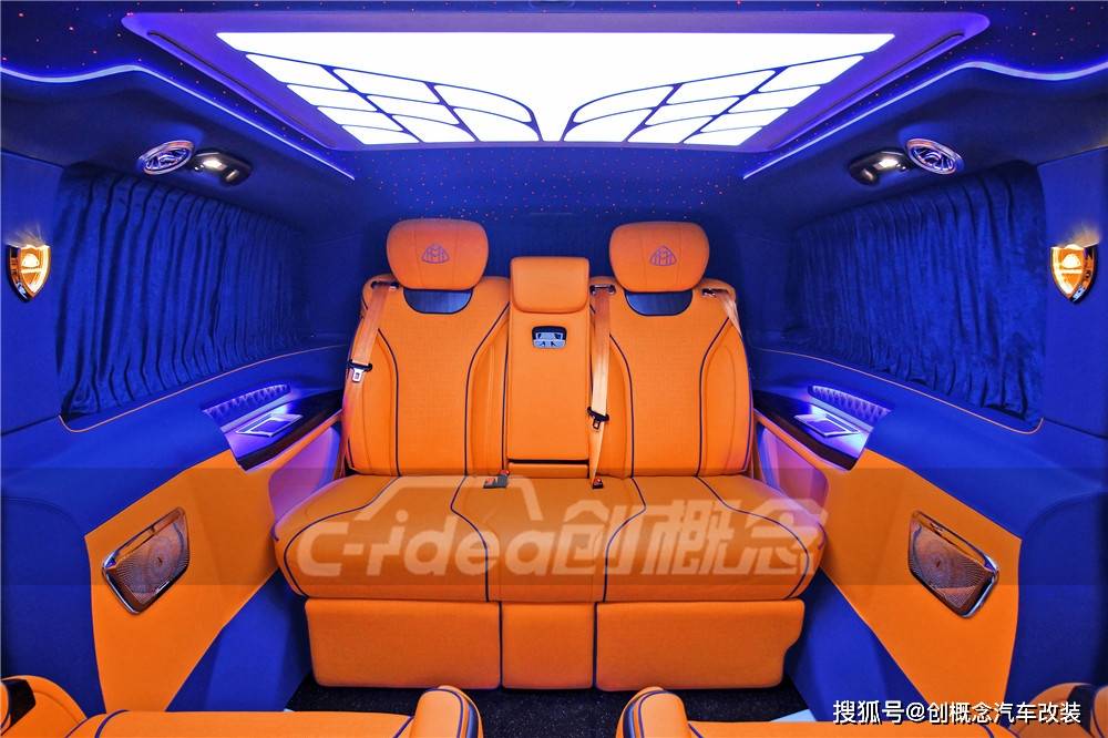 深圳商务车改装奔驰V260L豪华内饰案例_搜狐汽车_搜狐网