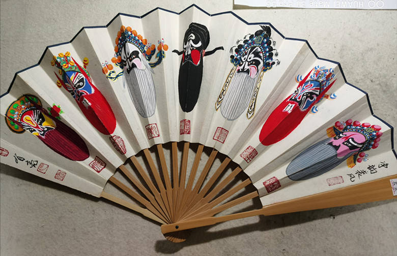 中国书画名家—田有亮作品选登_脸谱