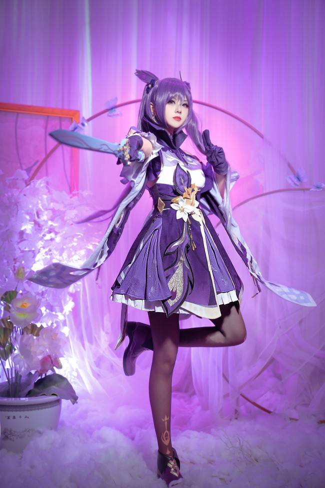 cos-原神刻晴,这历史性的时刻,你愿意和我一起见证吗?