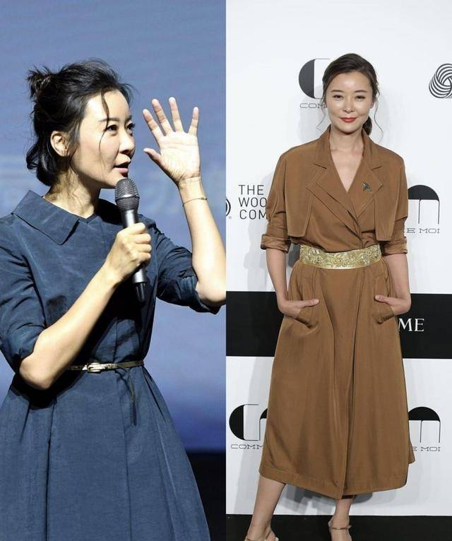 因为|女人还是优雅点好，柯蓝就算顶着老气的发型，依旧给人高贵感