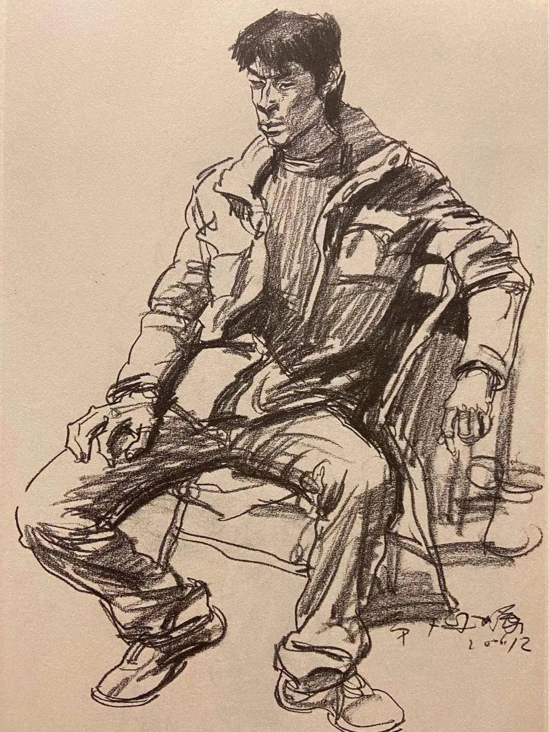 南开大学文学院东方艺术系副教授张文恒速写作品分享