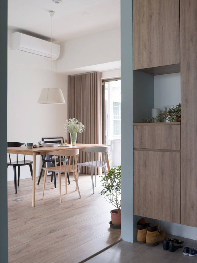 温柔治愈系的简约原木风