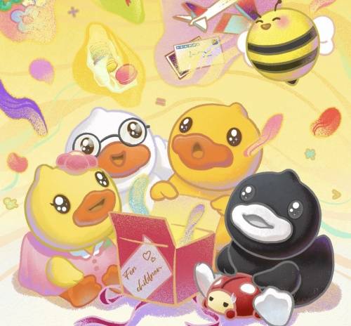 原创bduck小黄鸭家族集结打造原创ip第一品牌