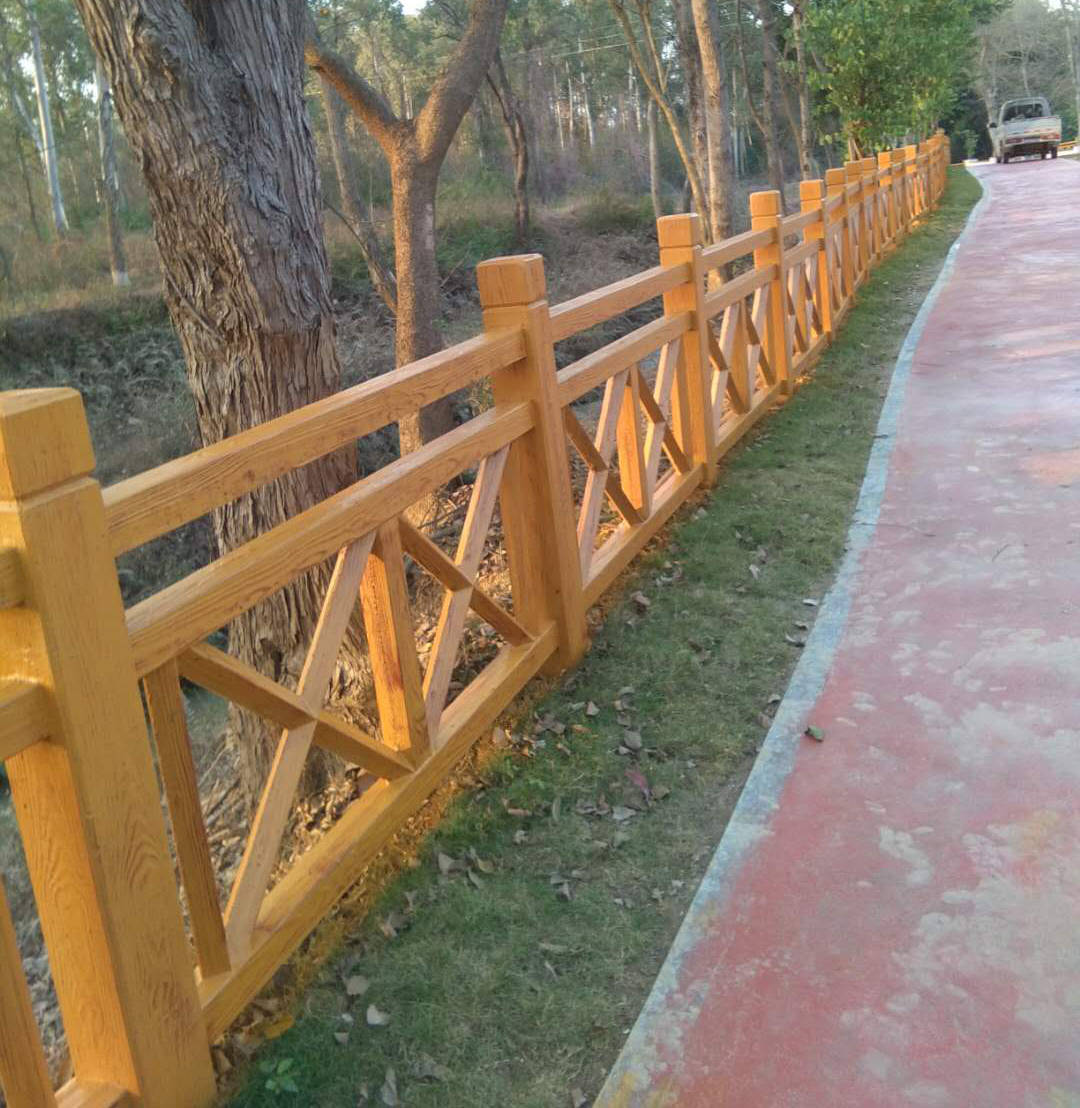 原生态水泥护栏制作流程