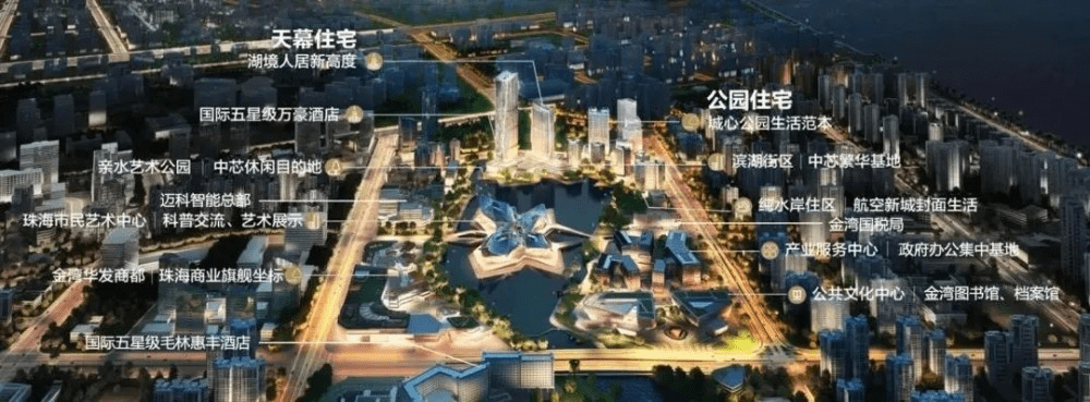 其四,丰富而优质的城市配套也是珠海金湾宝龙城作为宜居生活大城的