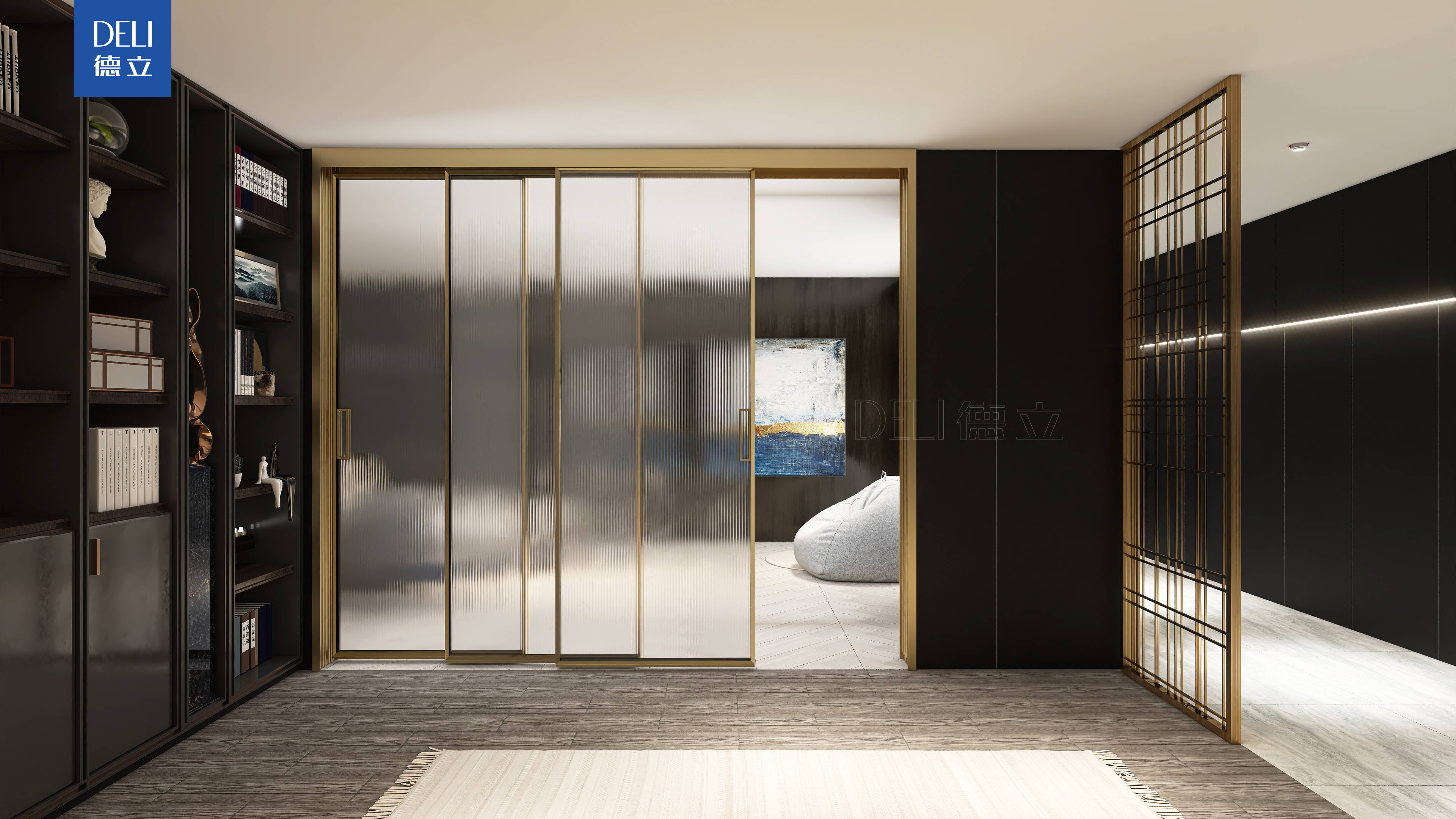 德立超白长虹玻璃全景门家居界的高级滤镜