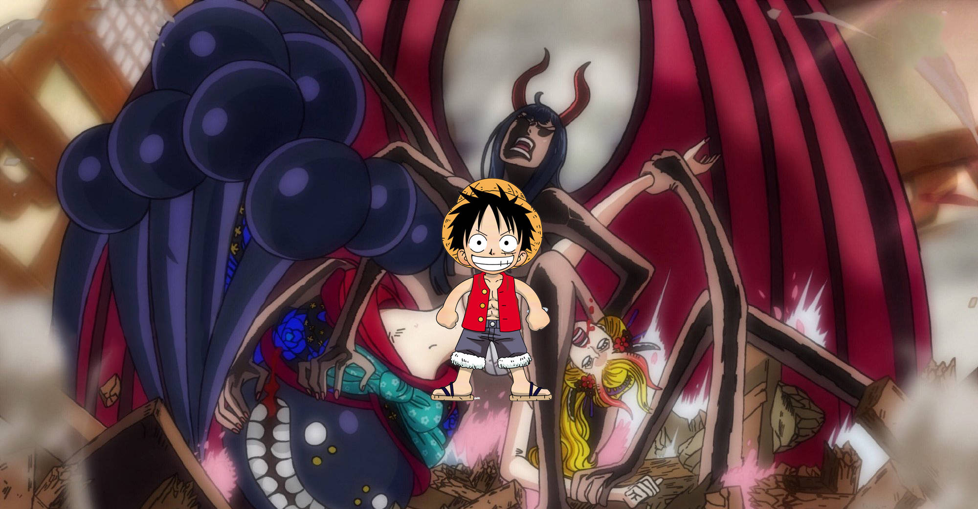 海贼王sbs:黑玛利亚吃药改变果实形态,乌尔缇父亲与凯多是旧识