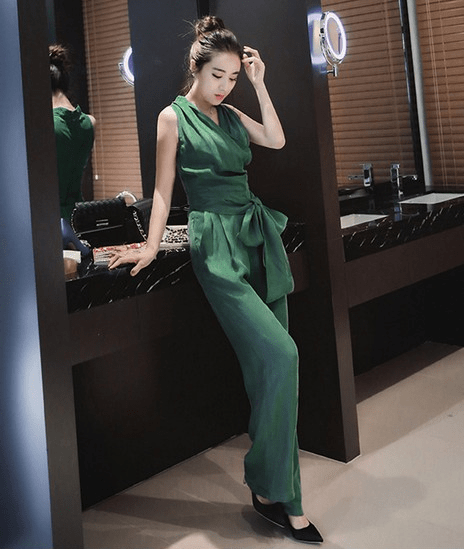 场合|连体裤辣么美，不会穿怎么行？