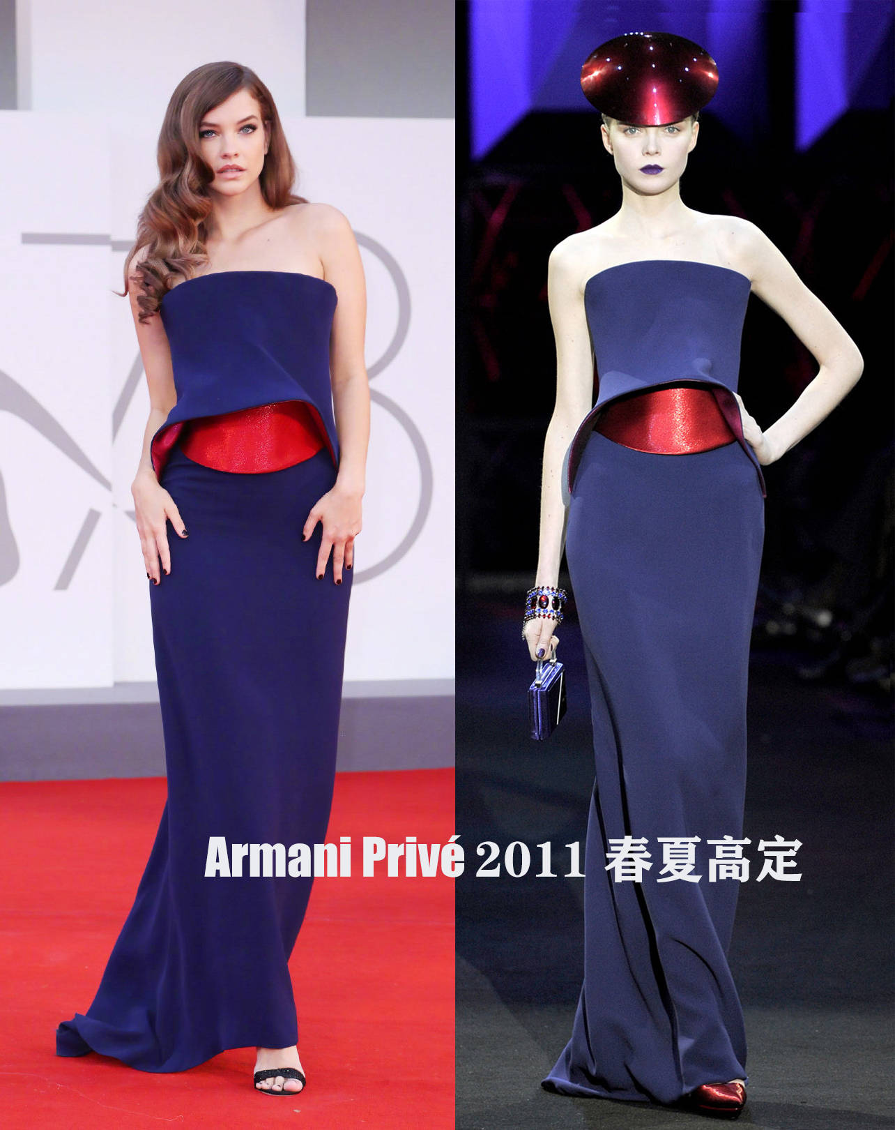 高定|芭芭拉·帕尔文「 3套Armani Privé不同年代高定礼裙」出席威尼斯电影节?