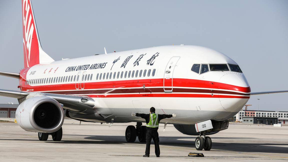 中国联合航空航线图图片