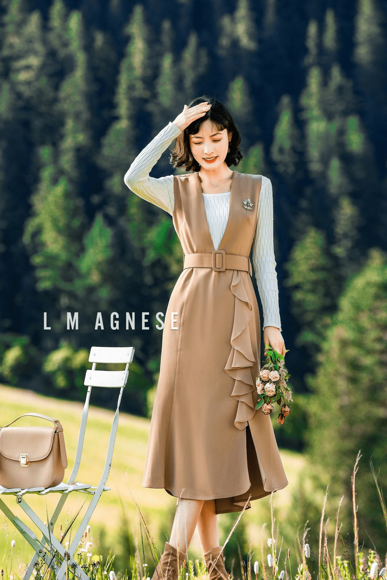 层次|高端女装简爱格妮斯秋季穿搭灵感 温暖而不失仪式感