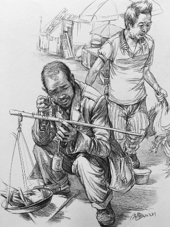 武汉209画室:美术集训丨三人以上的速写组合练习