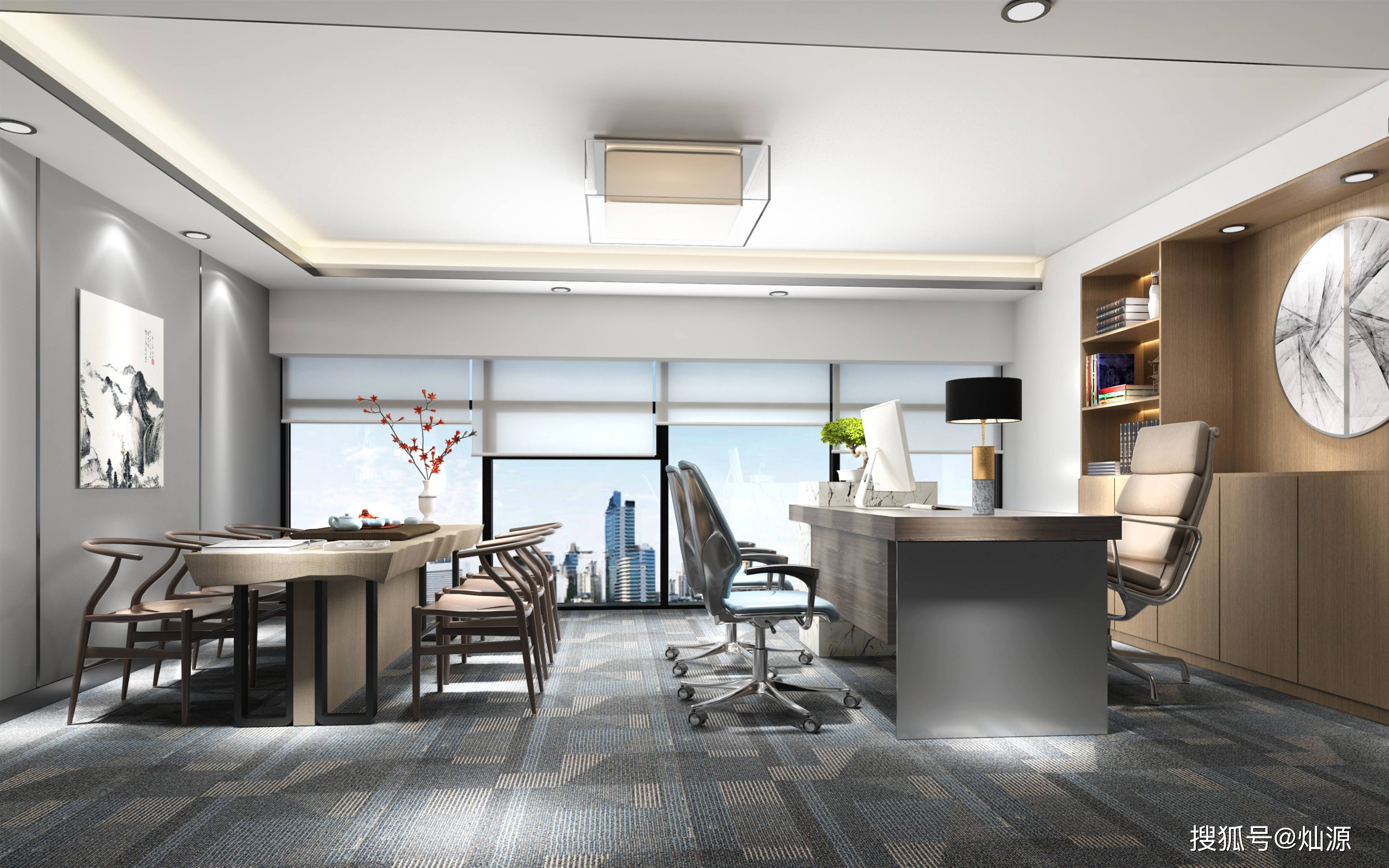 办公室装修设计风格你喜欢什么样的,要不要看看我这款
