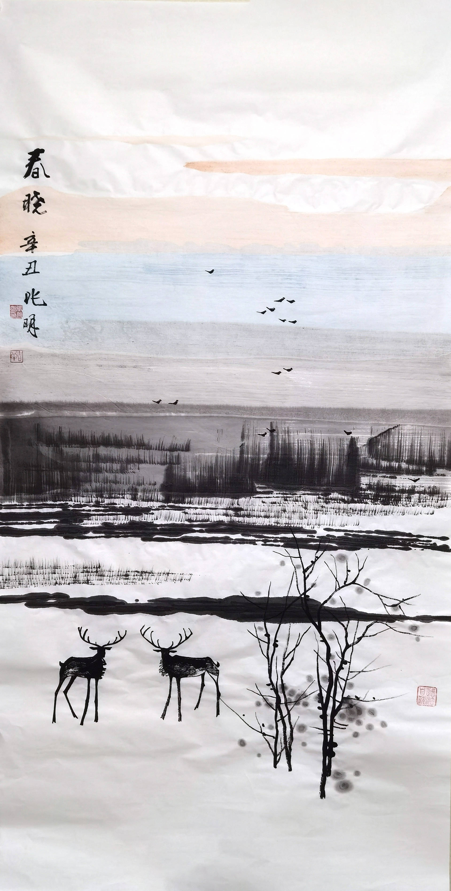 月满中秋实力派名家张兆明国画精品欣赏