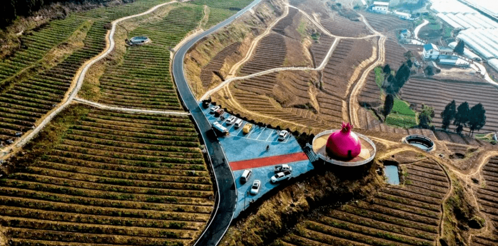 国庆假期自驾出游攻略江天环线旅游景区石榴园观景台飞凤枇杷休闲园