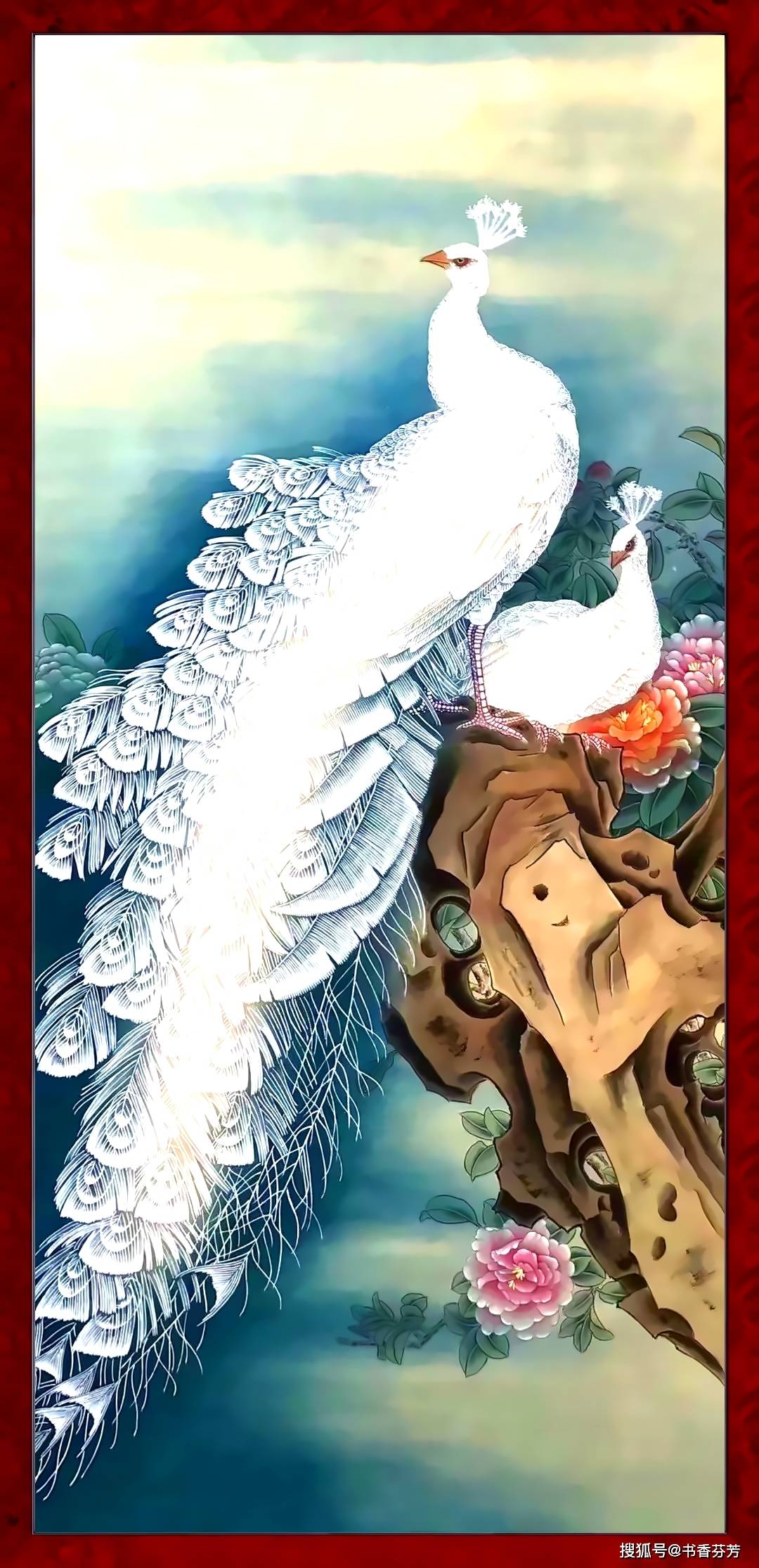 画家王凤丽向伟大的祖国国庆节献礼