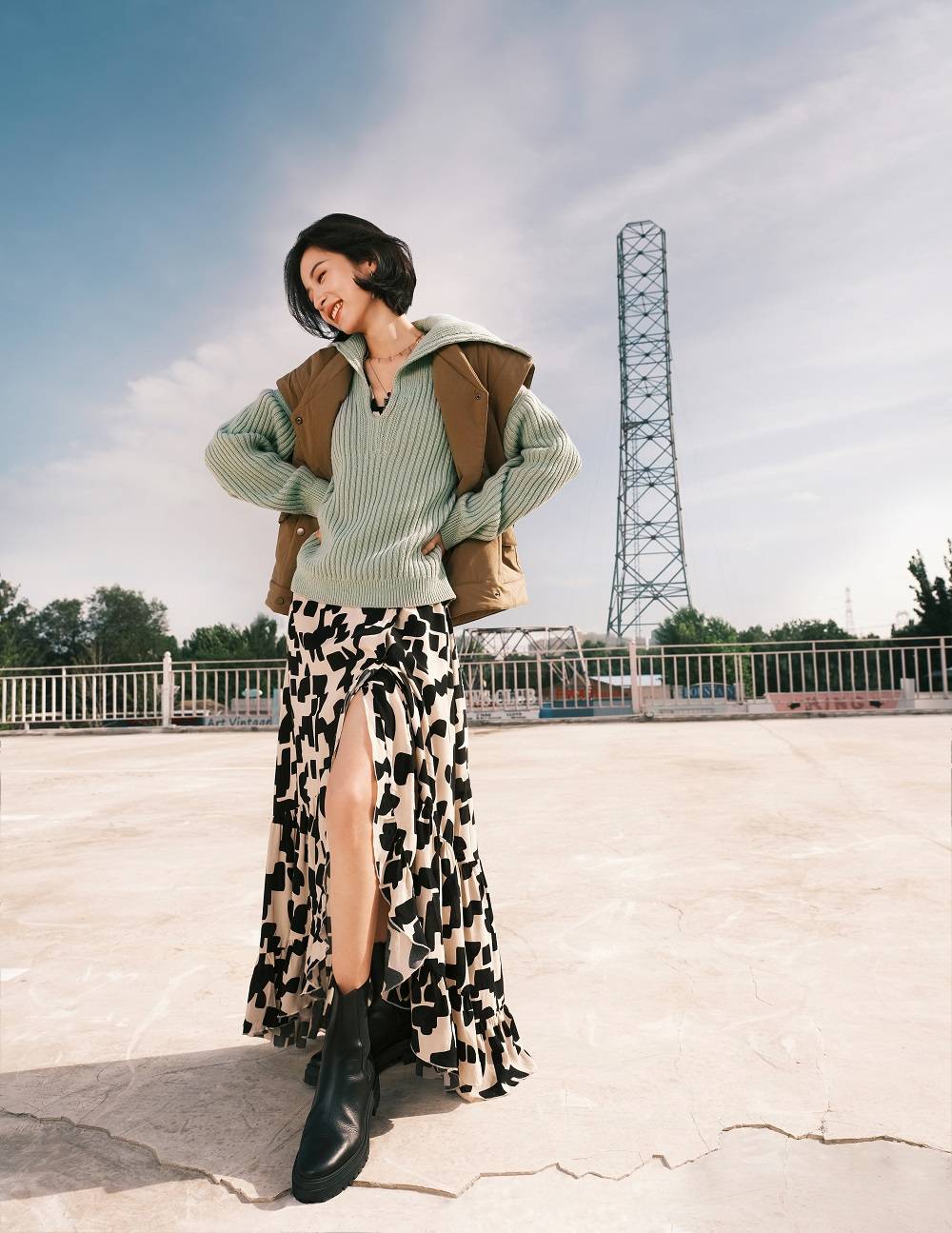 都市 和周雨彤一起漫游都市 玩转混搭时尚