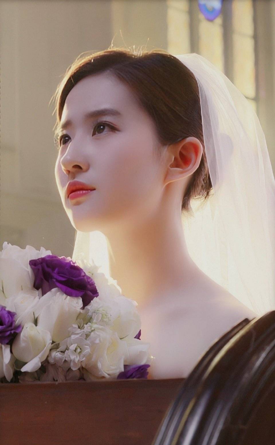刘亦菲婚纱造型,这是最美新娘