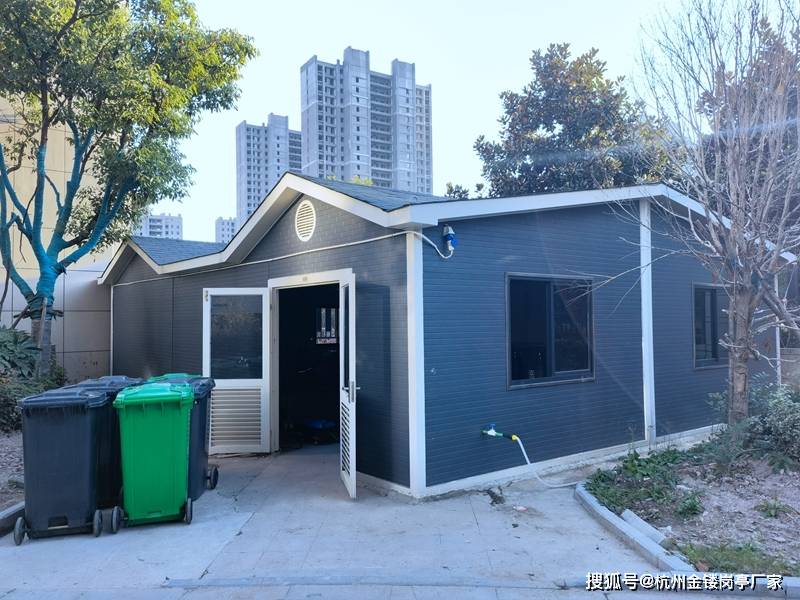 湖州南浔客户定制的一款垃圾房