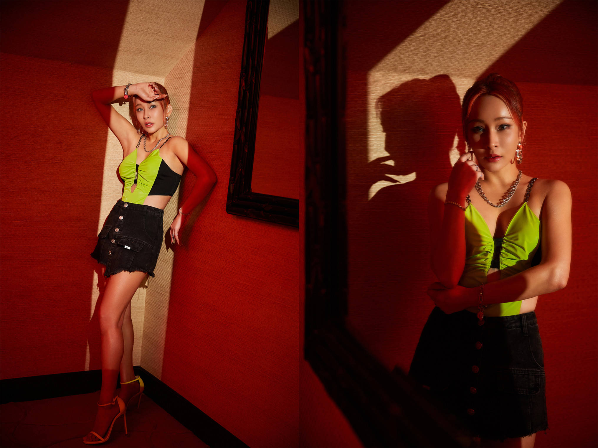 温岚新专辑全身涂黑撒荧光粉打破大众审美的桎梏