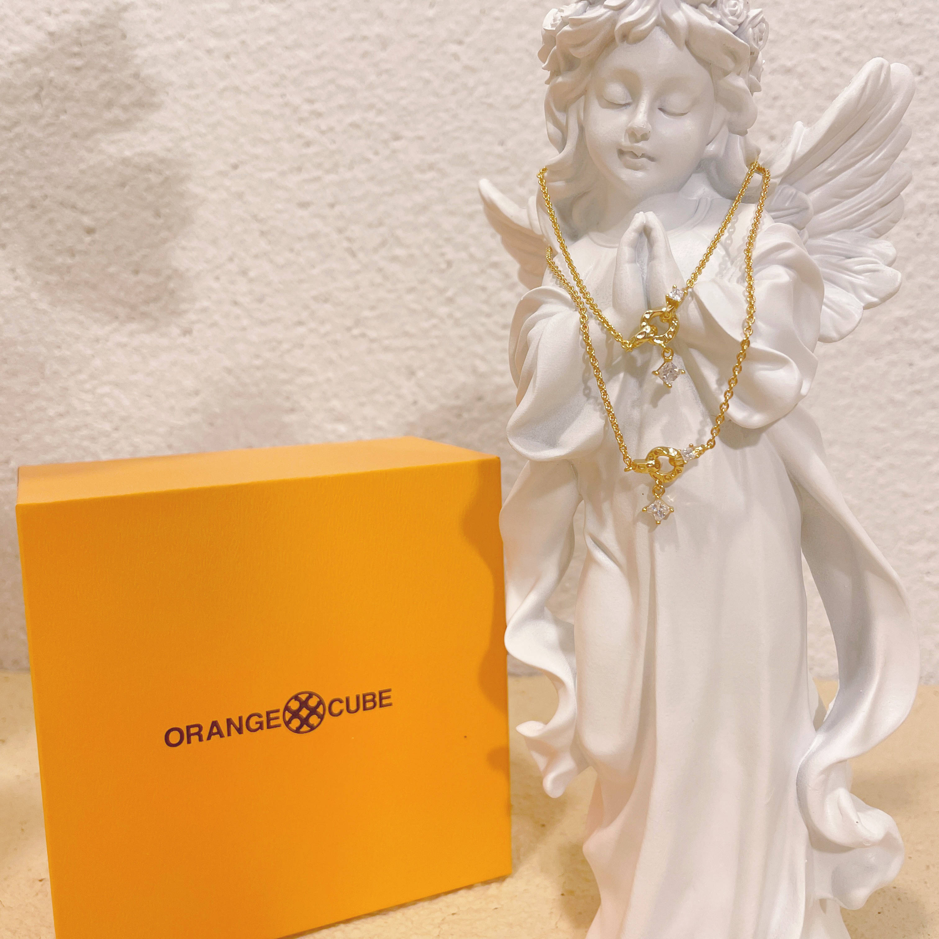 超百搭的orangecube心动项链和手链戴上她希望幸运马上来