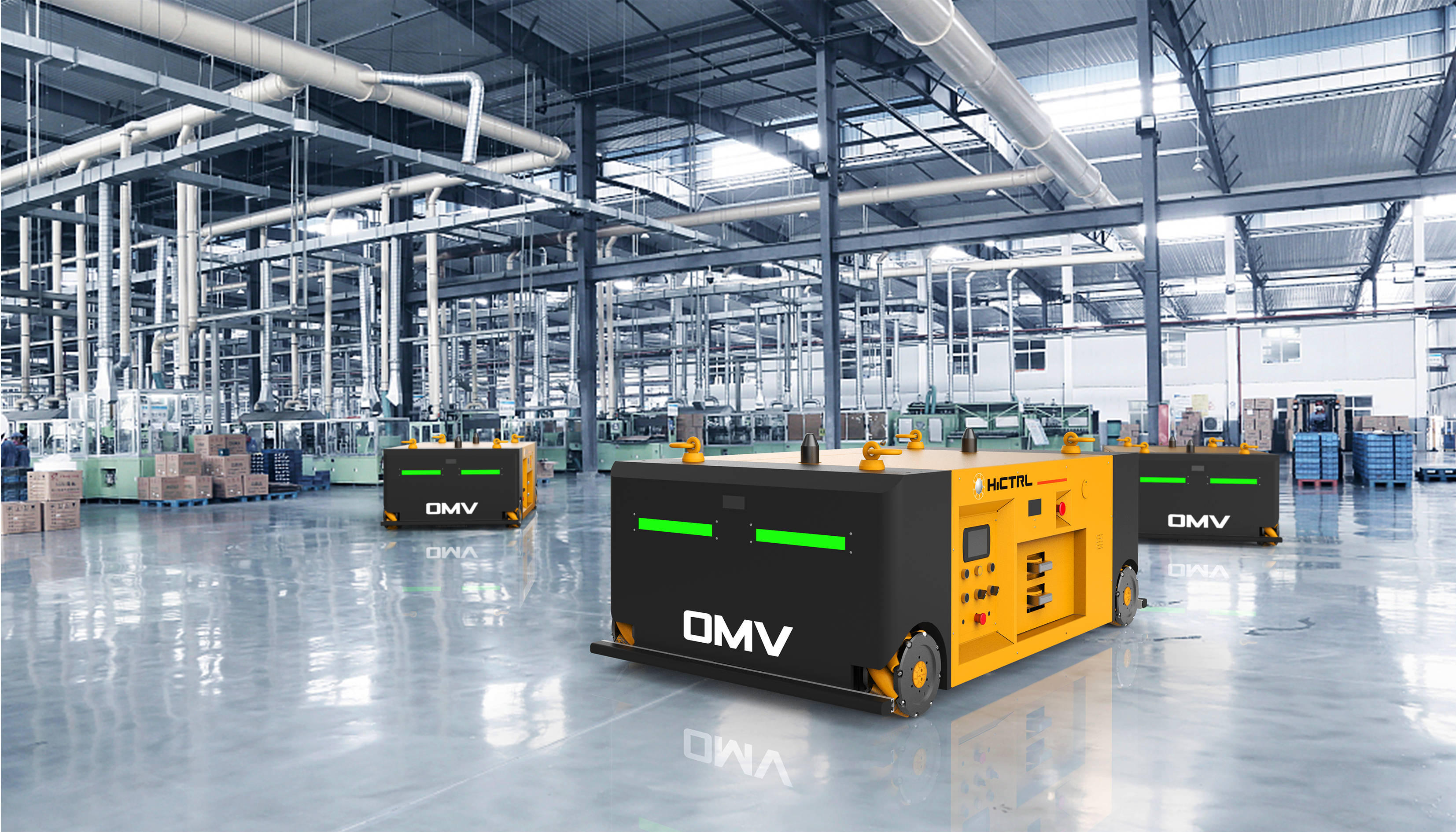 agv产线机器人-配备麦克纳姆轮-全向移动-搜狐大视野-搜狐新闻