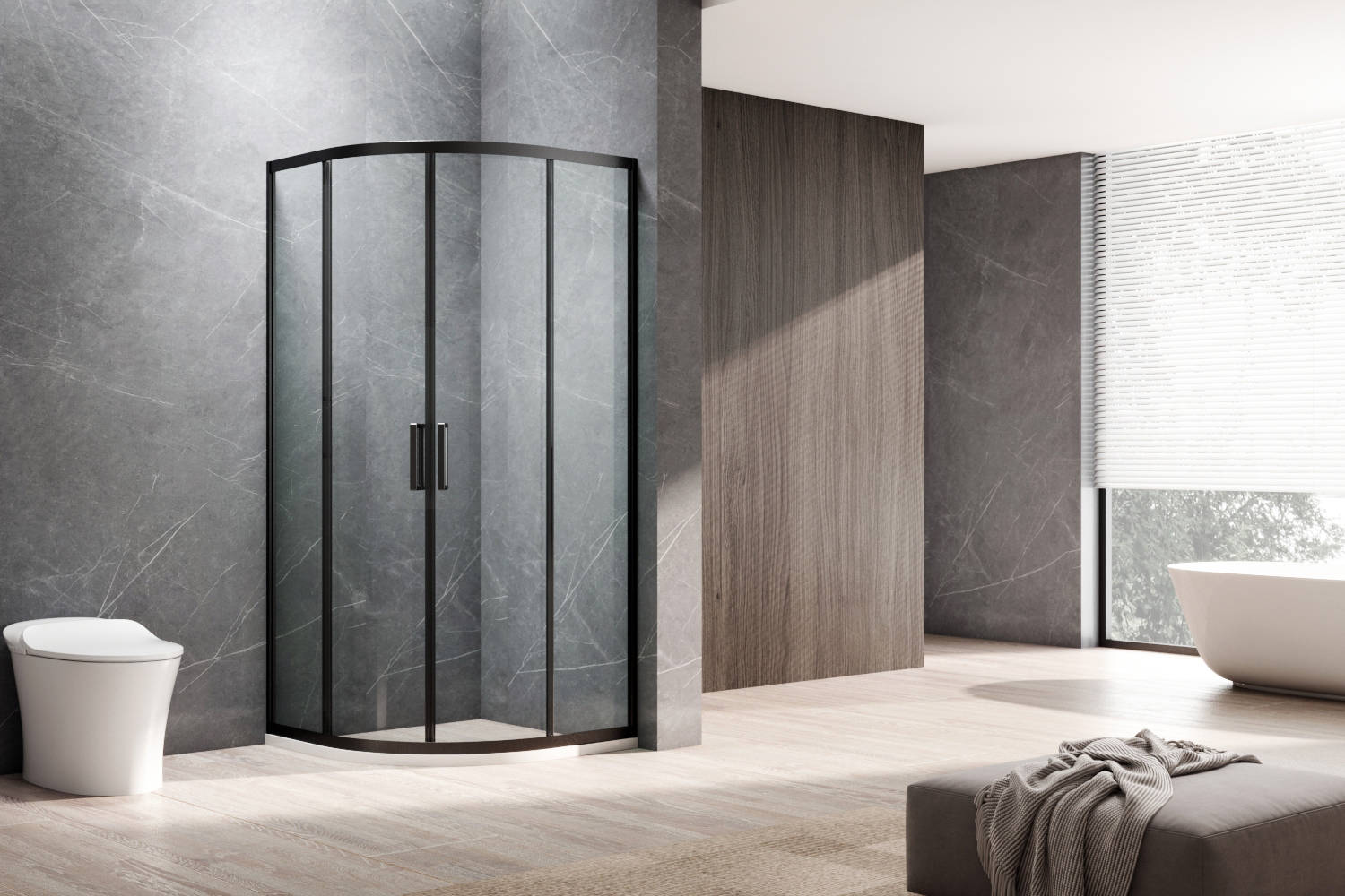 比窄更窄德立淋浴房so1极窄推拉门新品上市