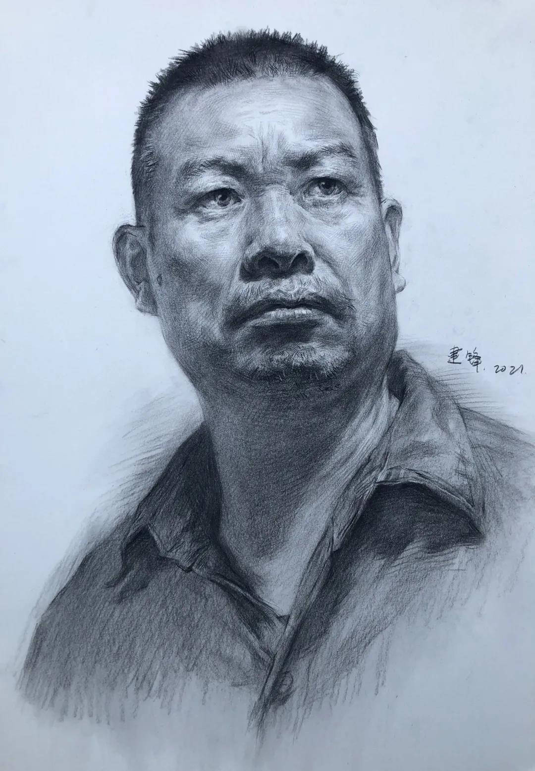 下巴手把手教你画四分之三、正面、侧面高分头像，让你头像从75飞升90！