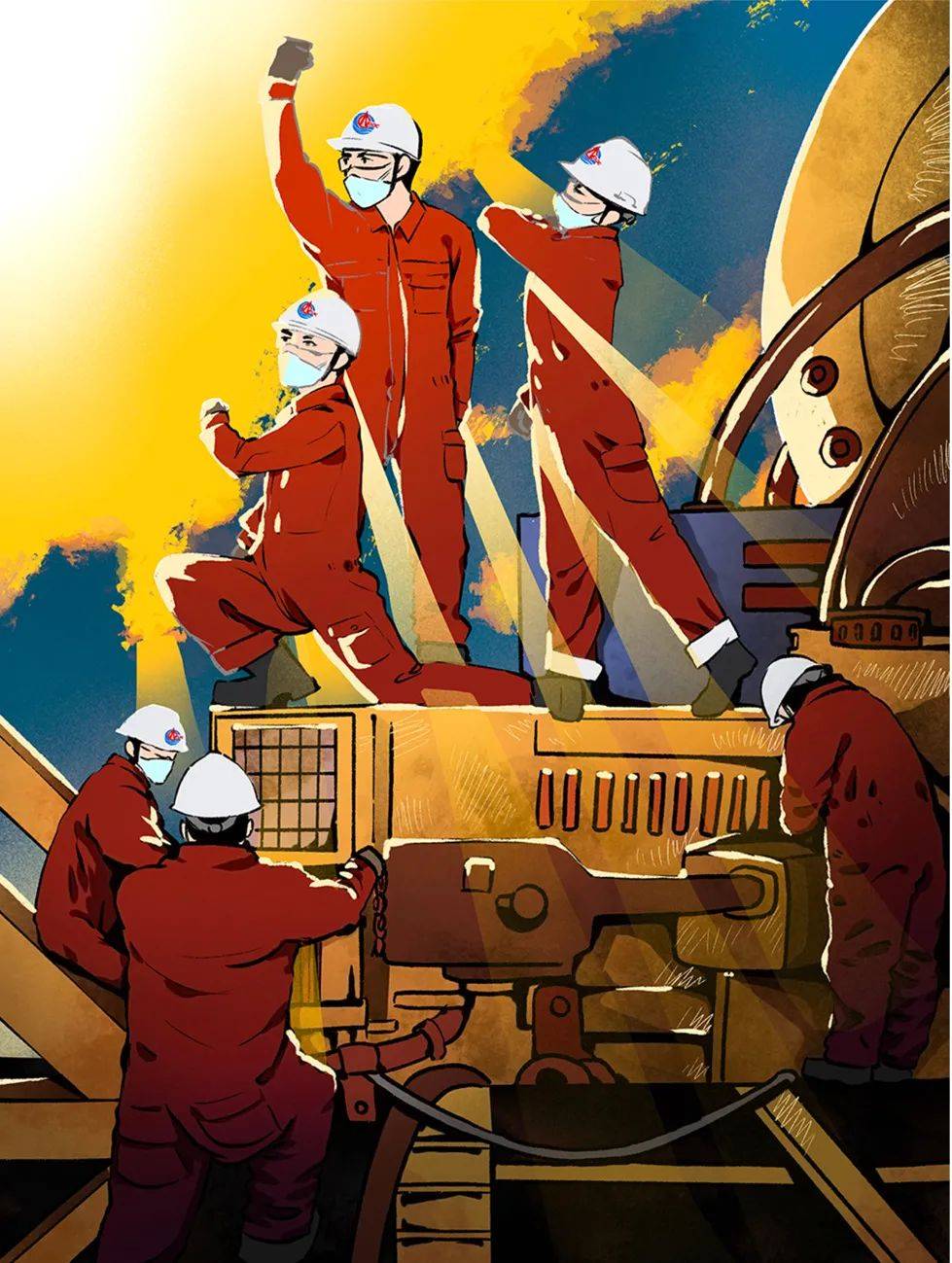 青春燃动能源报国佩信助力中海油服young起来