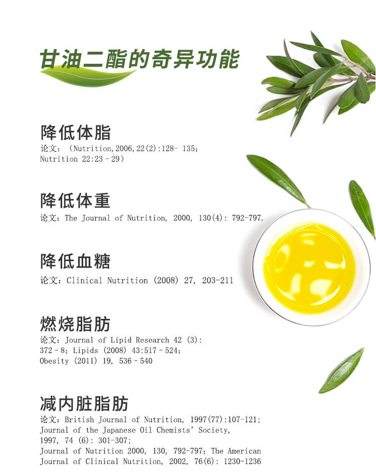 南山康美|橄榄甘油二酯食用油产品介绍