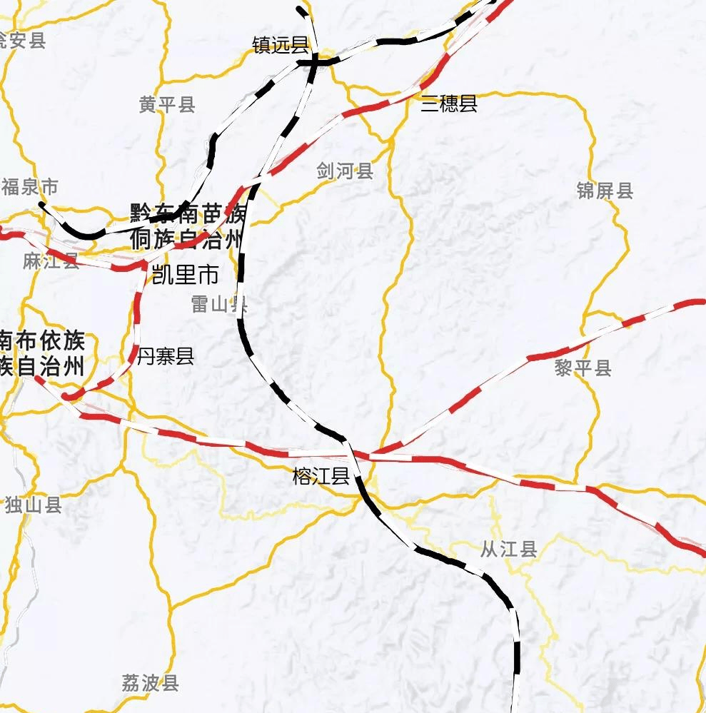 贵州黔东南，未来铁路多达6条，贵州交通最为便利的地区之一