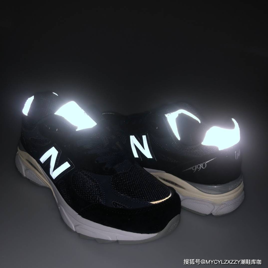 New 珍贵传统， NB新百伦New Balance 三代运动跑步鞋“黑午夜蓝灰银3M” M990KT3