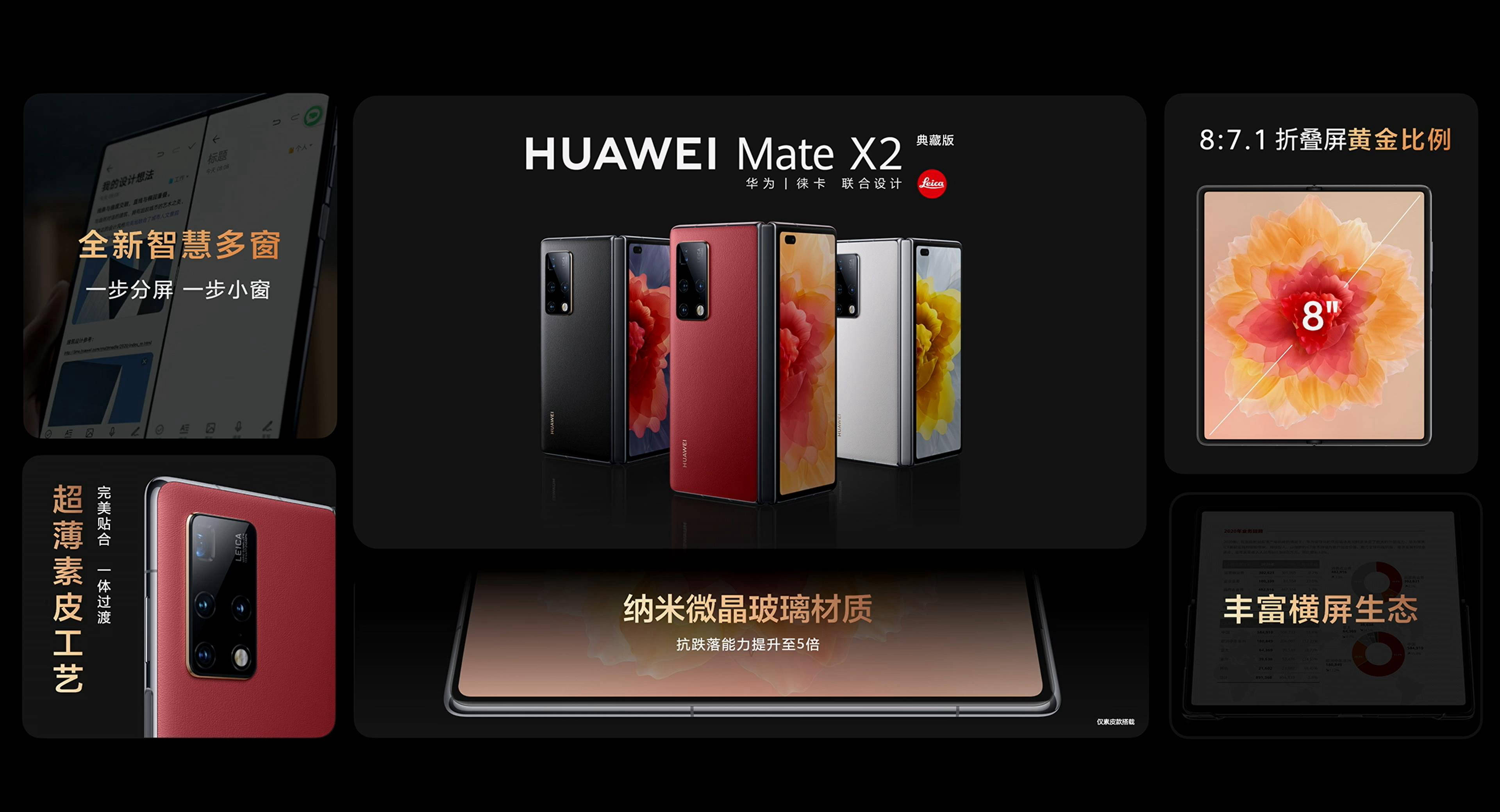 华为mate x2典藏版等新品亮相,q3折叠屏发货同比增200%