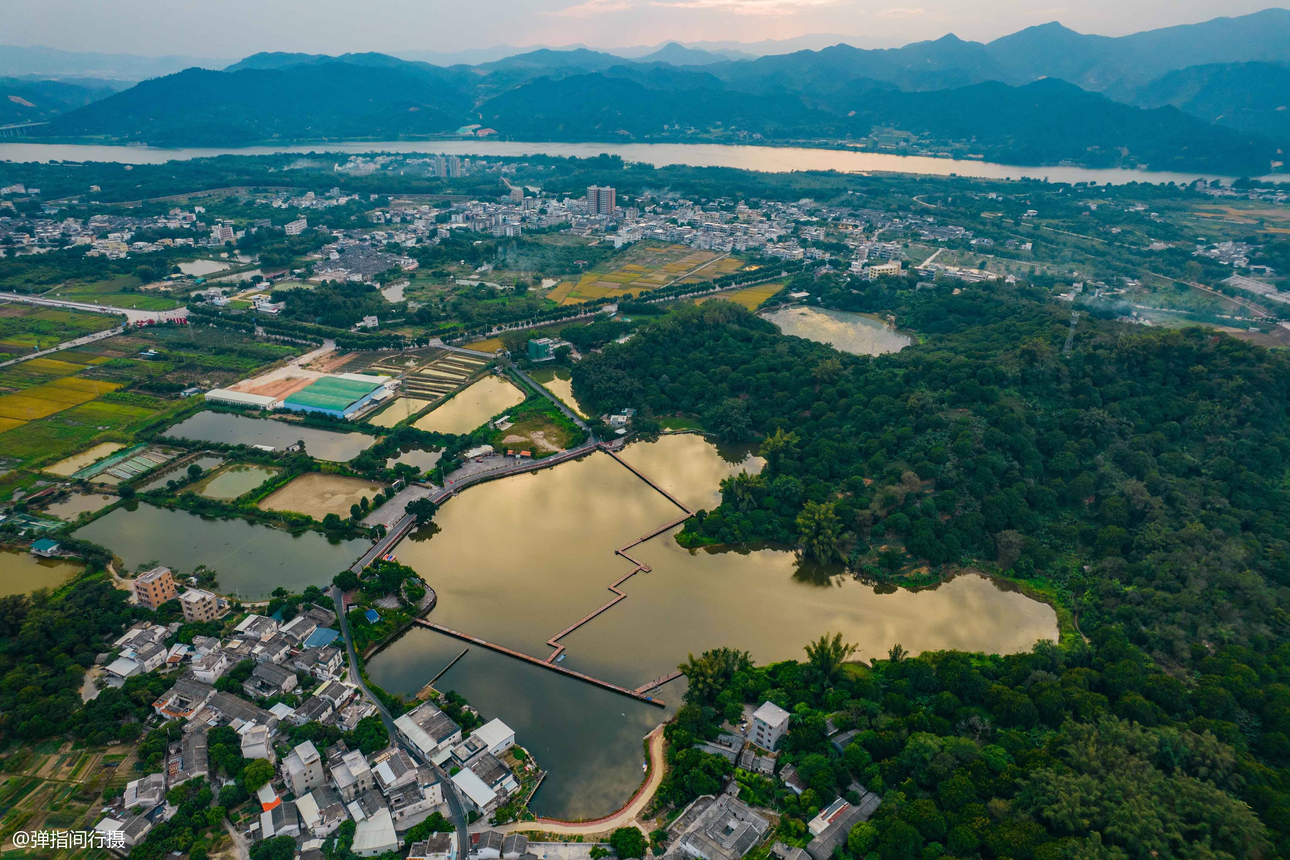 狮峰村|广东潮州秀美古村，布局似八卦，环境如公园，是文明农村的典范