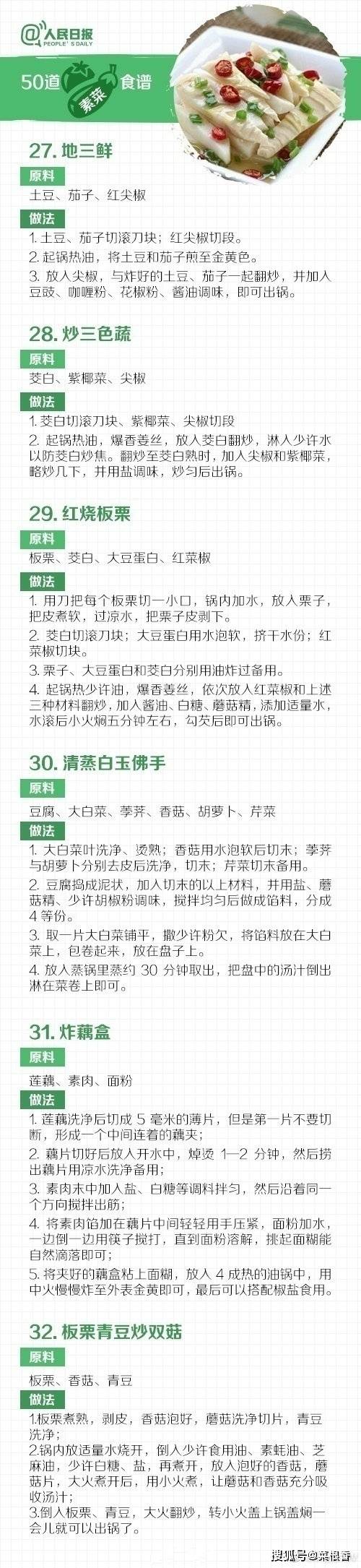 体重|【50道素菜食谱解腻又甩肉】每天大鱼大肉，是不是有些腻了？且不利于身体健康