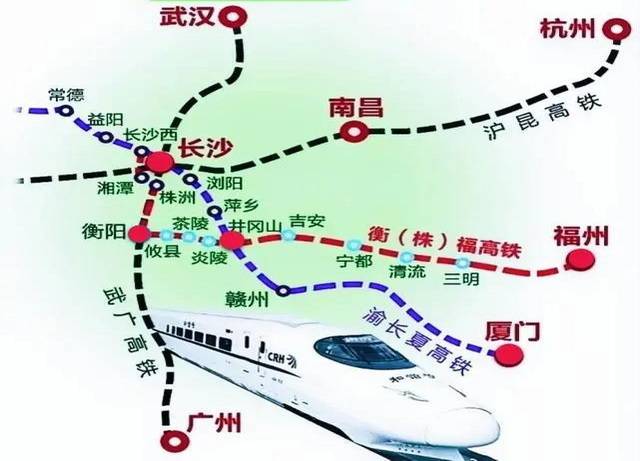 衡福高铁线最新路图图片